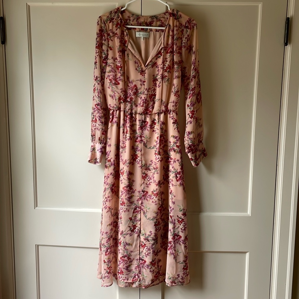 Pink Flora Dress- sz Sm 🌸🌸🌸